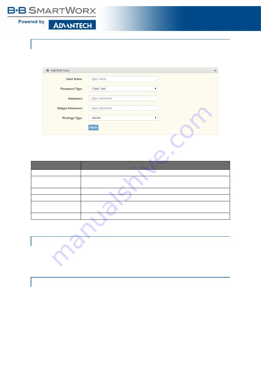 B+B SmartWorx SE400 Series User Manual Download Page 115