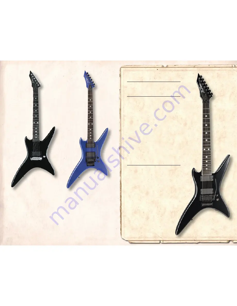 B.C. Rich ASM One Скачать руководство пользователя страница 25