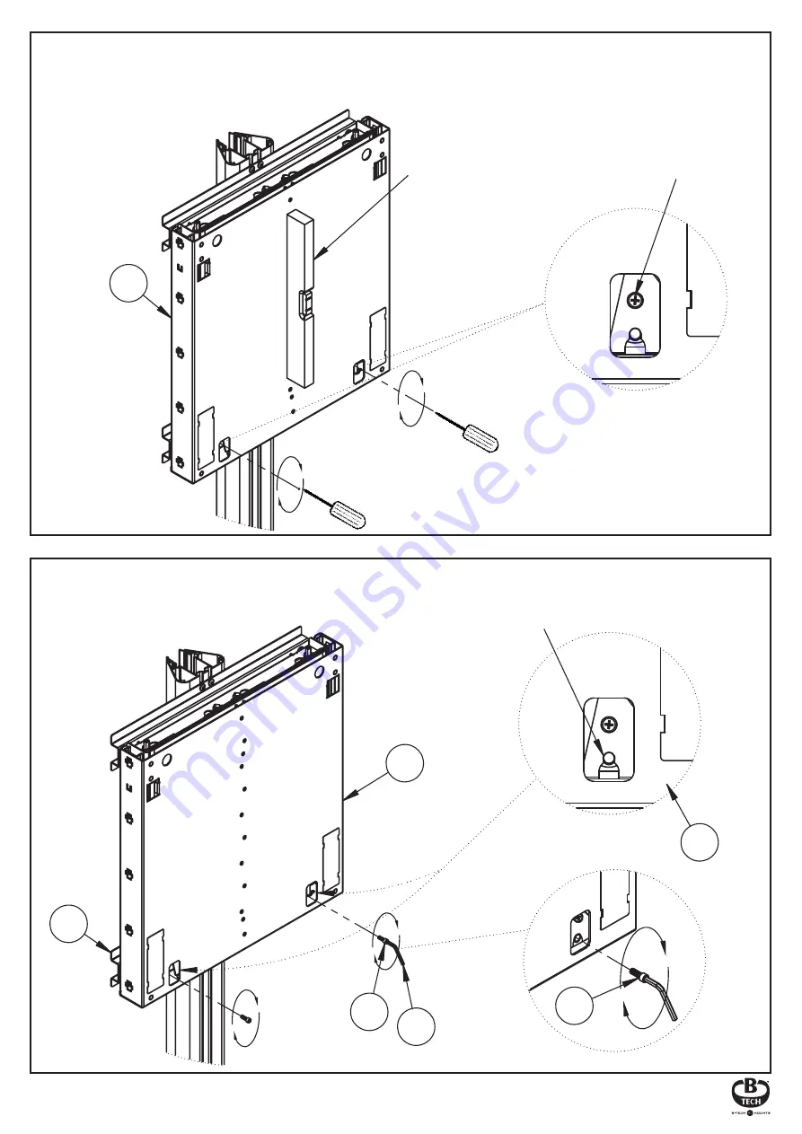 B-Tech AV Mounts BT8563 Series Installation Manual Download Page 9