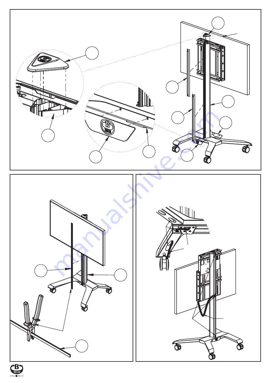 B-Tech AV Mounts BT8563 Series Скачать руководство пользователя страница 14