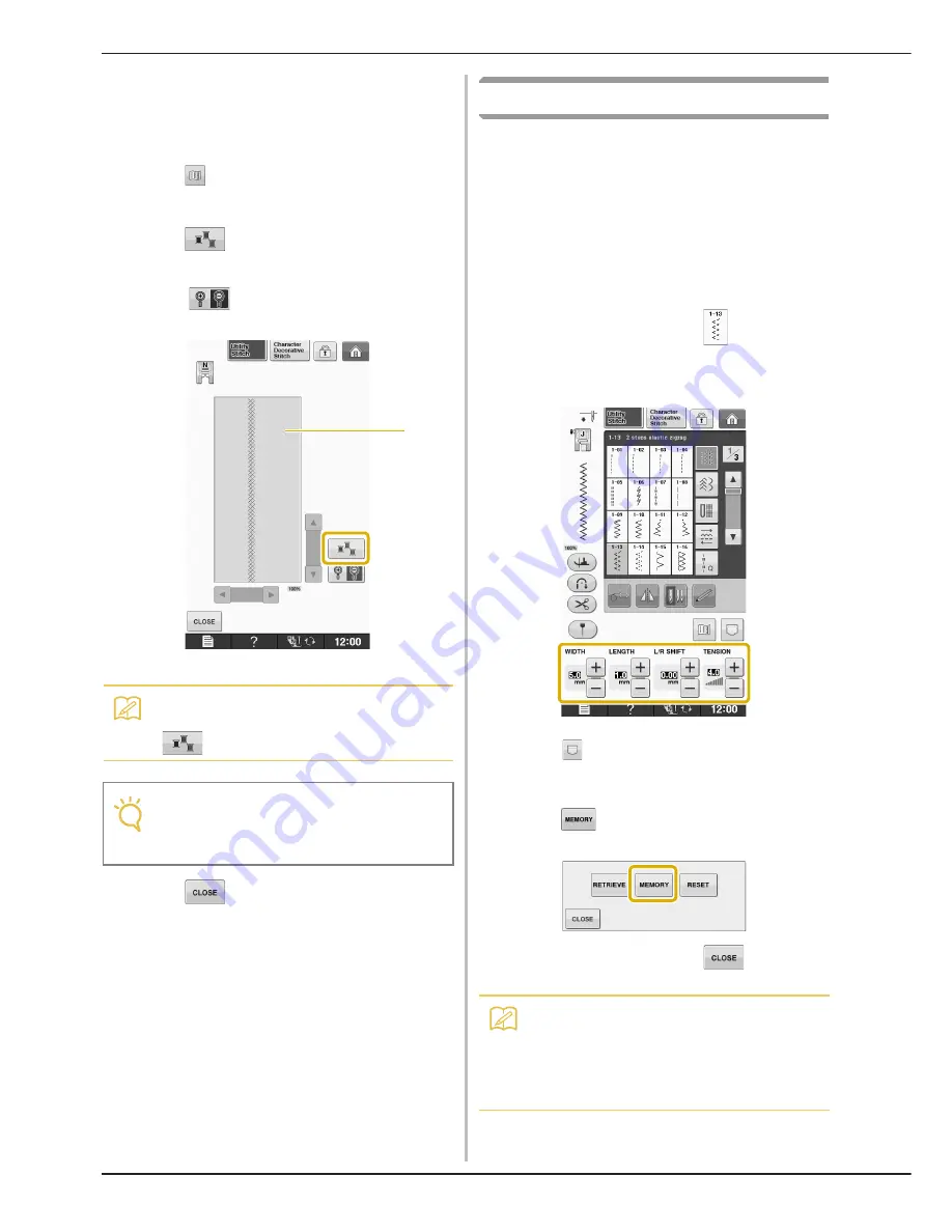 Baby Lock Crescendo BLCR Instruction And Reference Manual Download Page 96