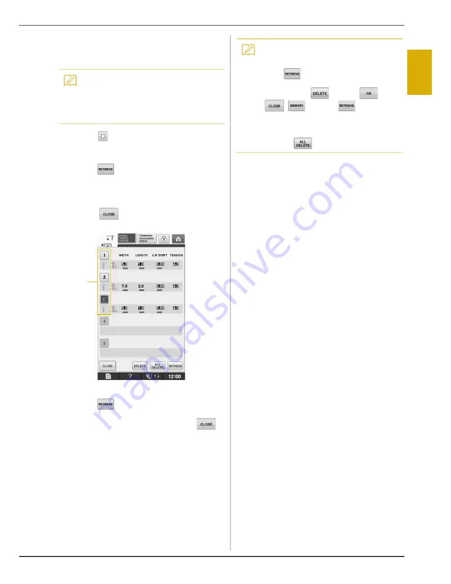 Baby Lock Crescendo BLCR Instruction And Reference Manual Download Page 97