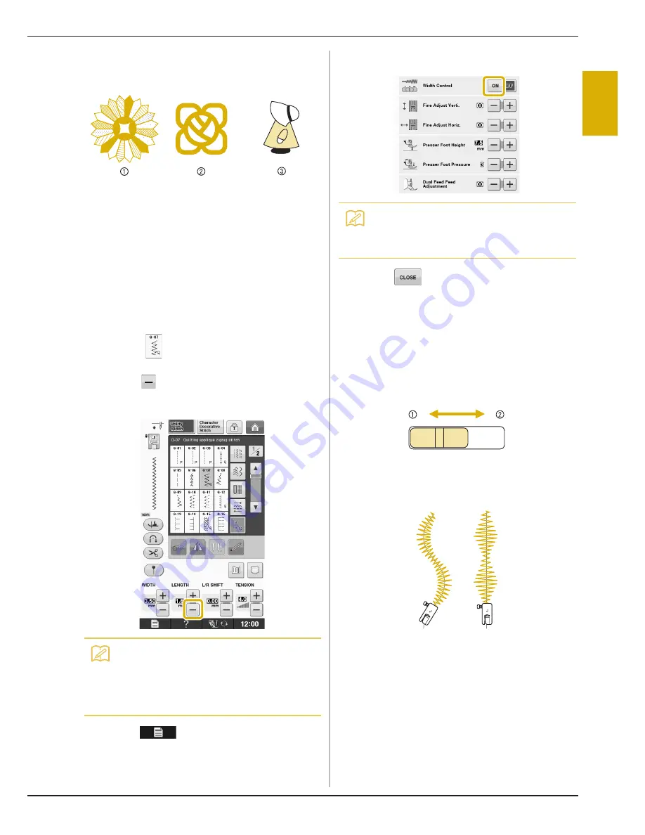 Baby Lock Crescendo BLCR Instruction And Reference Manual Download Page 113