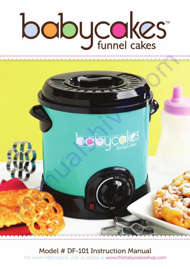 Babycakes DF-101 Instruction Manual Download Page 1