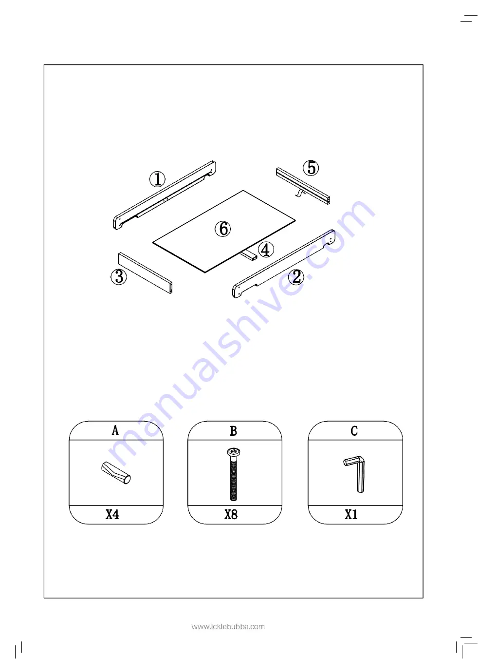 BABYHOOT Coleby Universal Instructions Manual Download Page 3