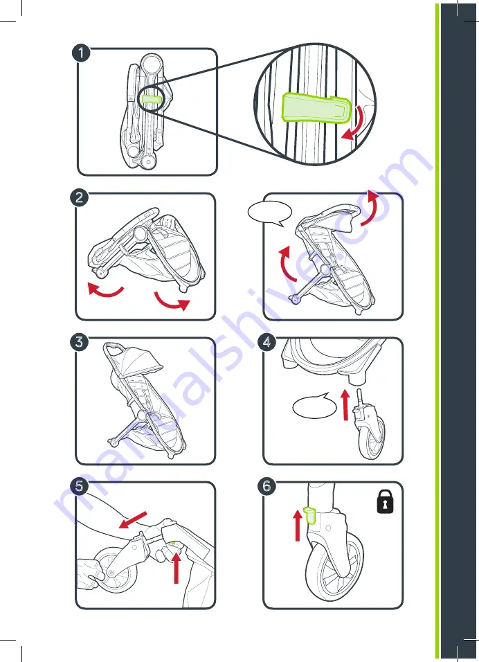 babyjogger City tour 2 Assembly Instructions Manual Download Page 3