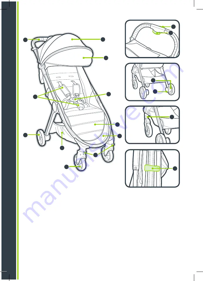 babyjogger City tour 2 Assembly Instructions Manual Download Page 14