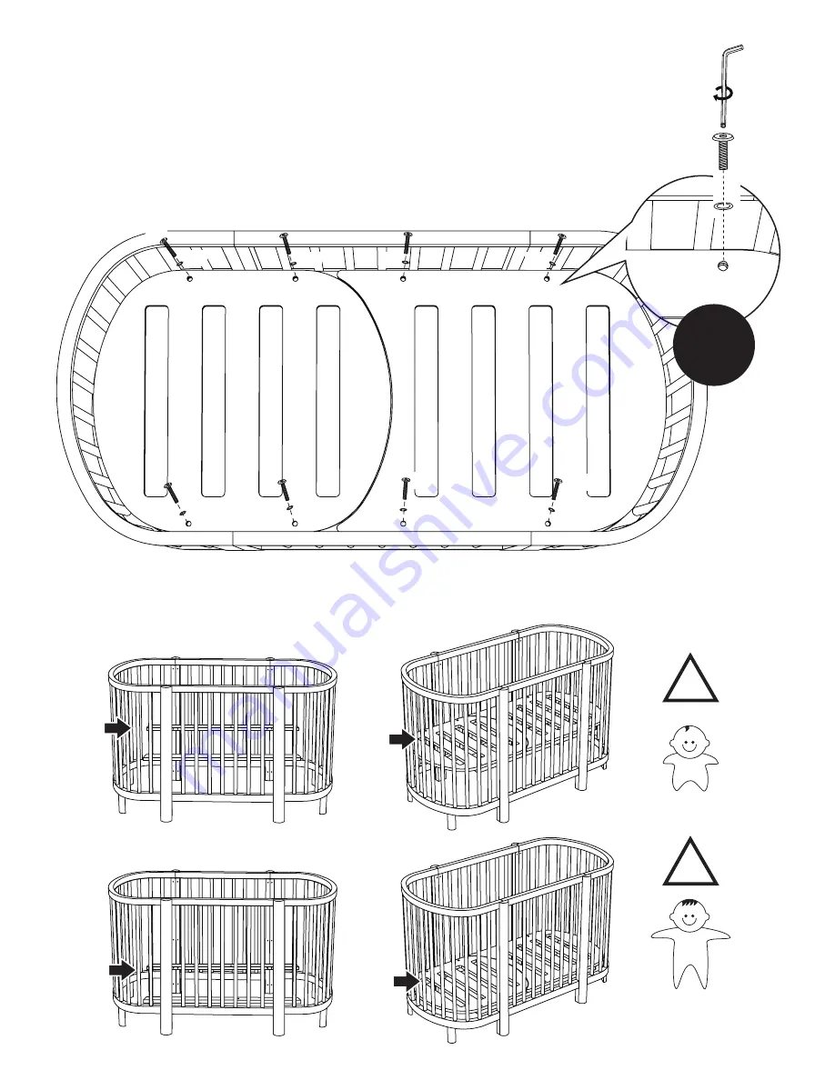 Babyletto 13001 Assembly And Operation Manual Download Page 13