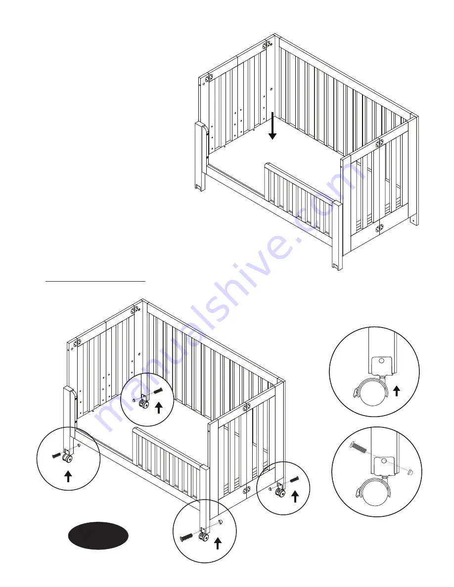 Babyletto 6699 Assembly Instructions Manual Download Page 6