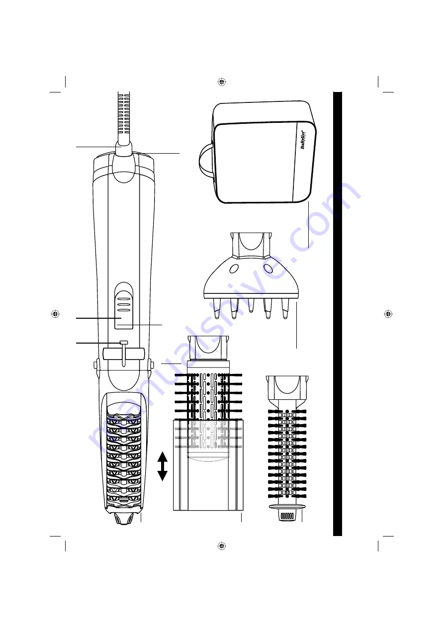 BaByliss BE Liss brushing 1000 Manual Download Page 2