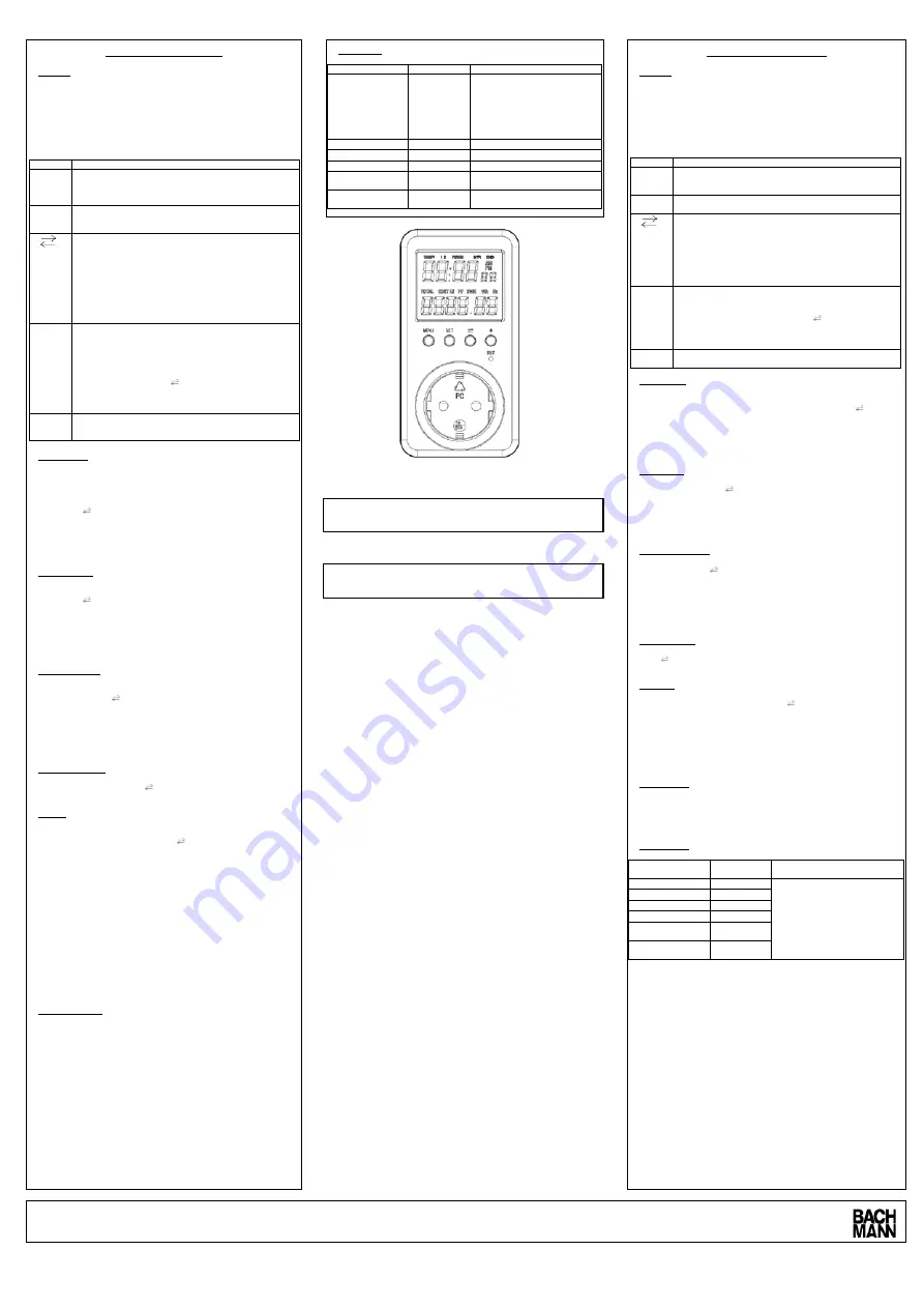 Bachmann 852.9821 Quick Start Manual Download Page 1