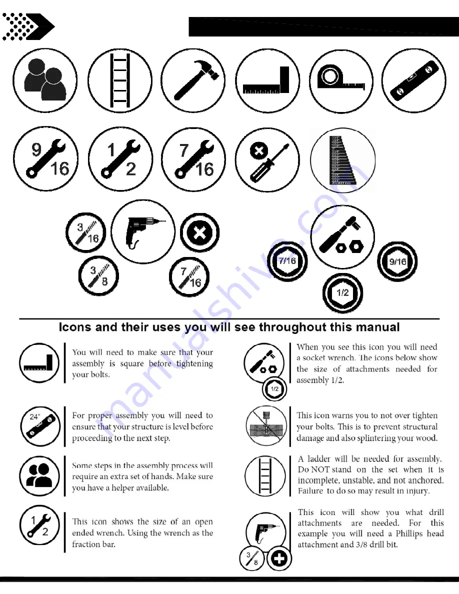 Backyard Discovery 2200043 Owner'S Manual & Assembly Instructions Download Page 12