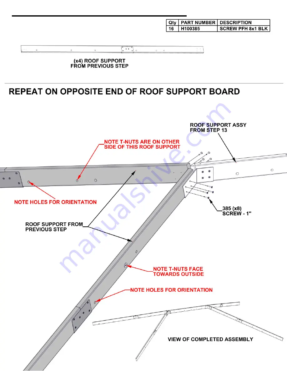 Backyard Discovery Barrington 2206052 Assembly Instructions Manual Download Page 34