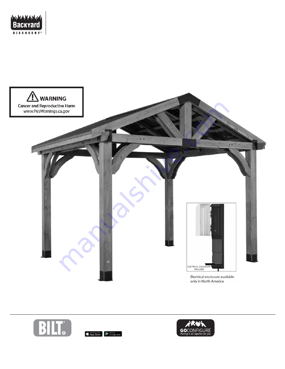 Backyard Brookdale 2006522B Assembly Instructions Manual Download Page 1