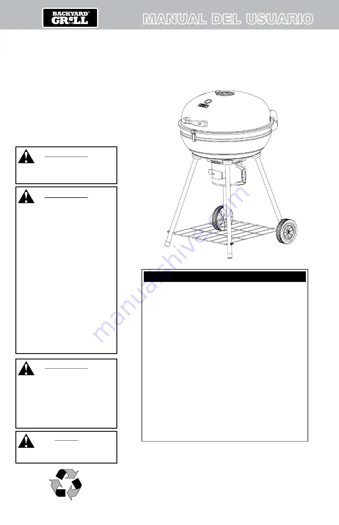 Backyard by14-101-002-03 Owner'S Manual Download Page 9