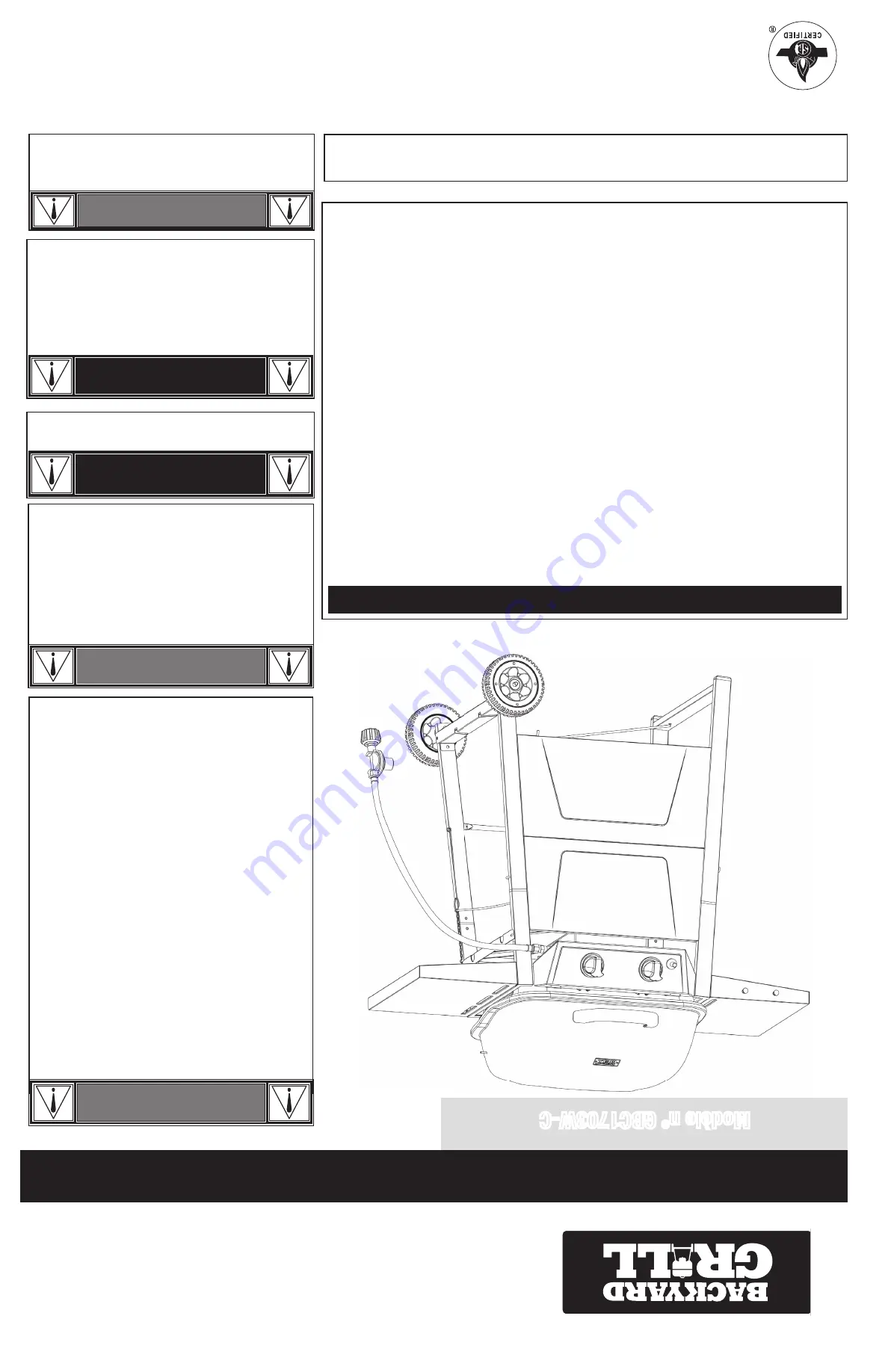 Backyard GBC1703W-C Скачать руководство пользователя страница 24