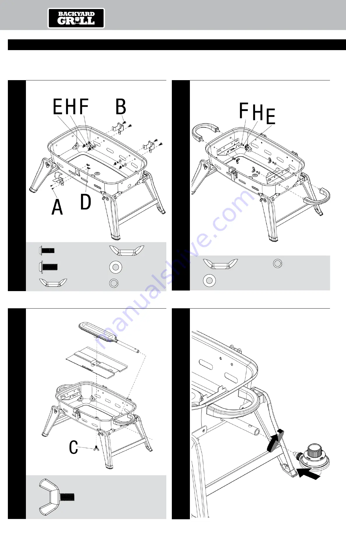 Backyard GBT1612W-C Owner'S Manual Download Page 6