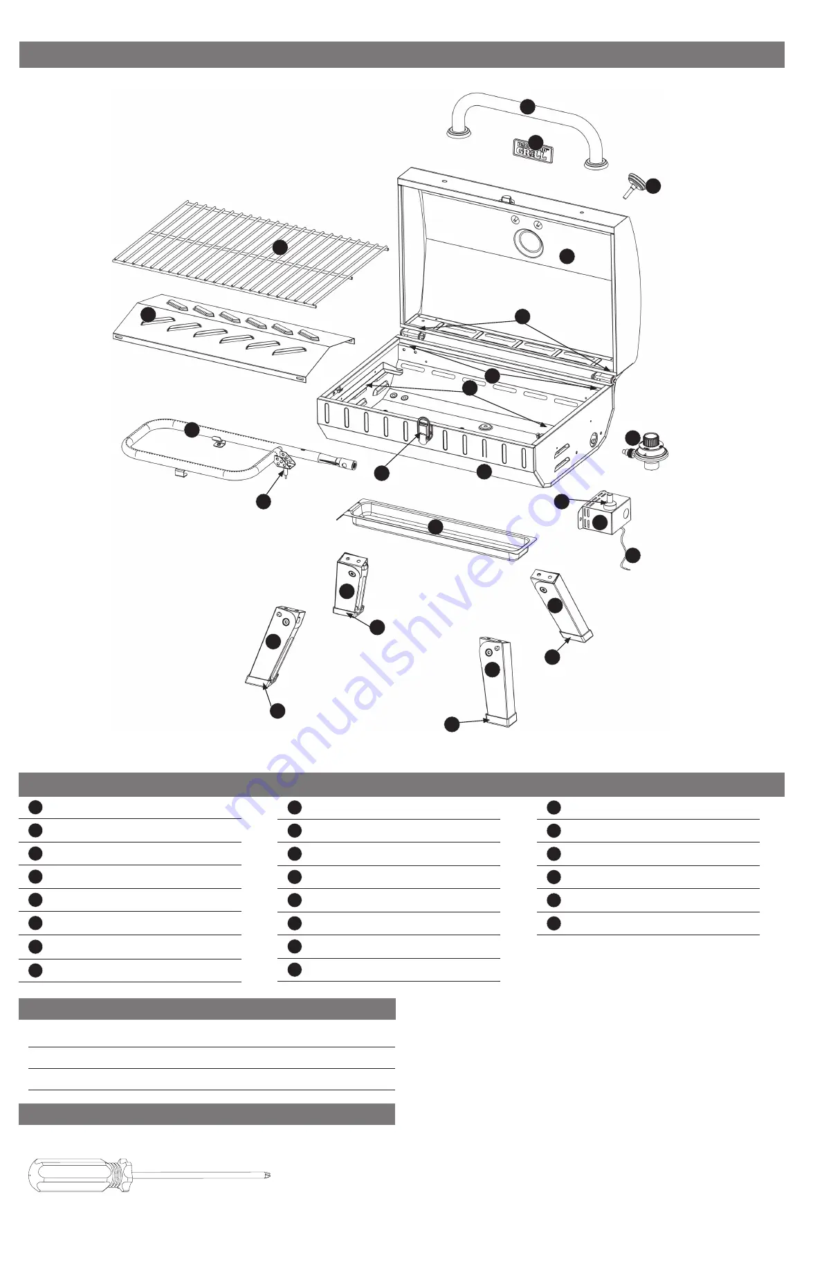 Backyard GBT1754W-C Owner'S Manual Download Page 4