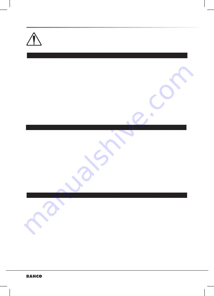 Bahco BH8AC2-500 Original Instructions Manual Download Page 8