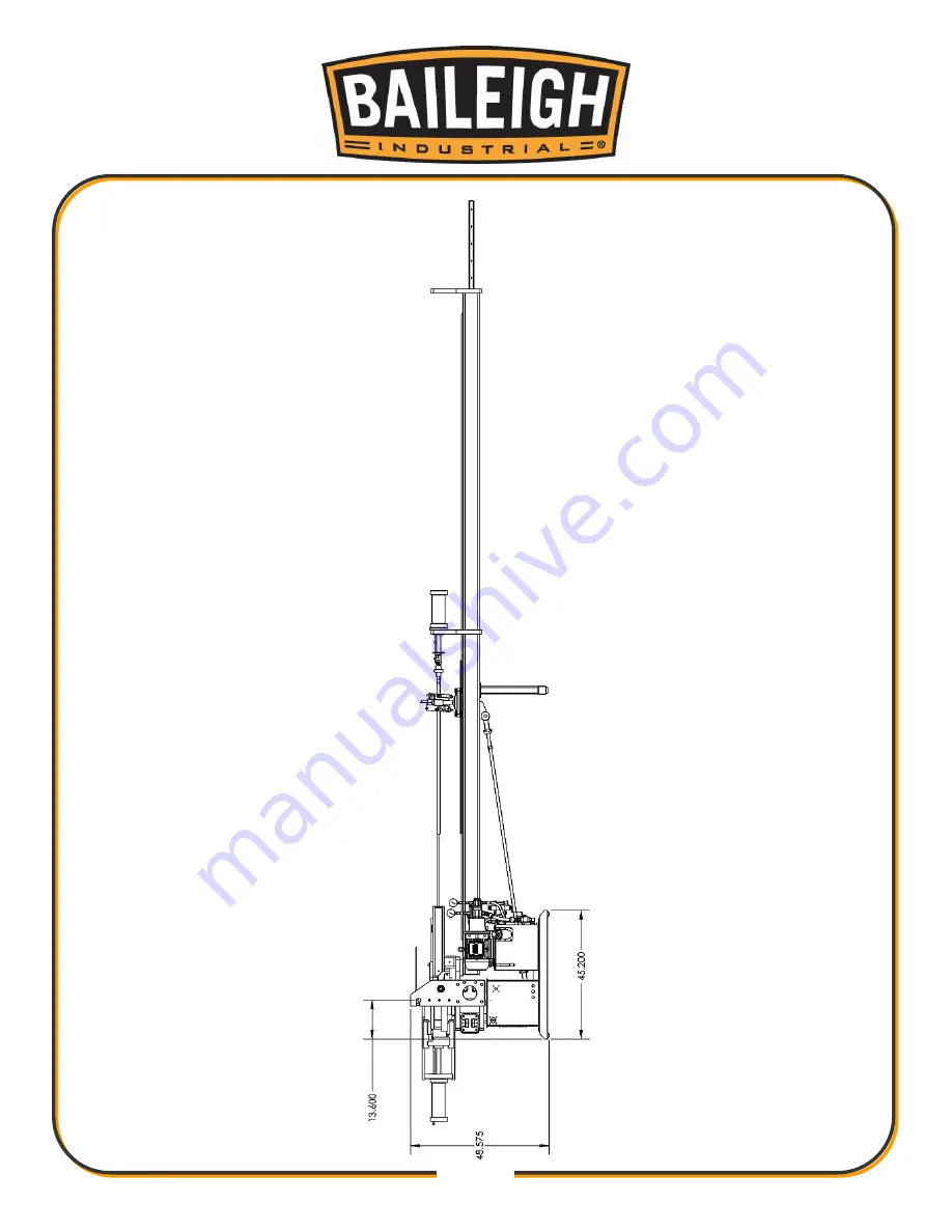 Baileigh Industrial MB-4X2 Operator'S Manual Download Page 19