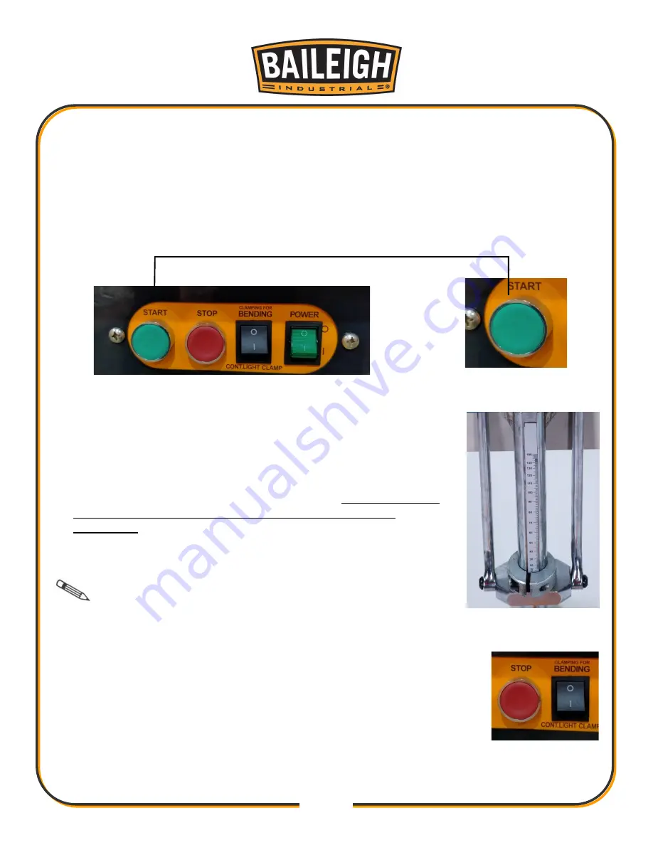 Baileigh BB-4816M-V2 Operator'S Manual Download Page 22