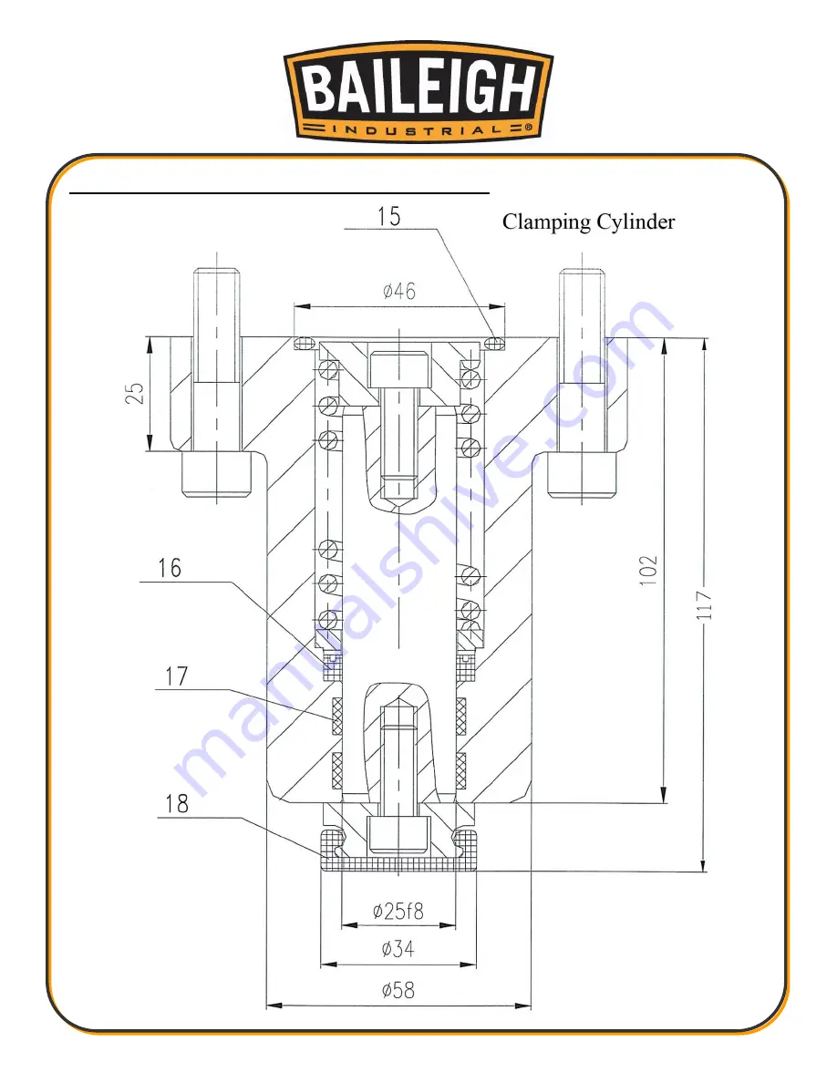 Baileigh SH-70250-HD Operator'S Manual Download Page 12