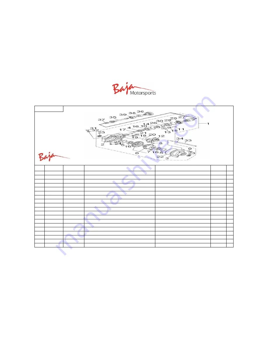 Baja motorsports WD400U Manual Download Page 45