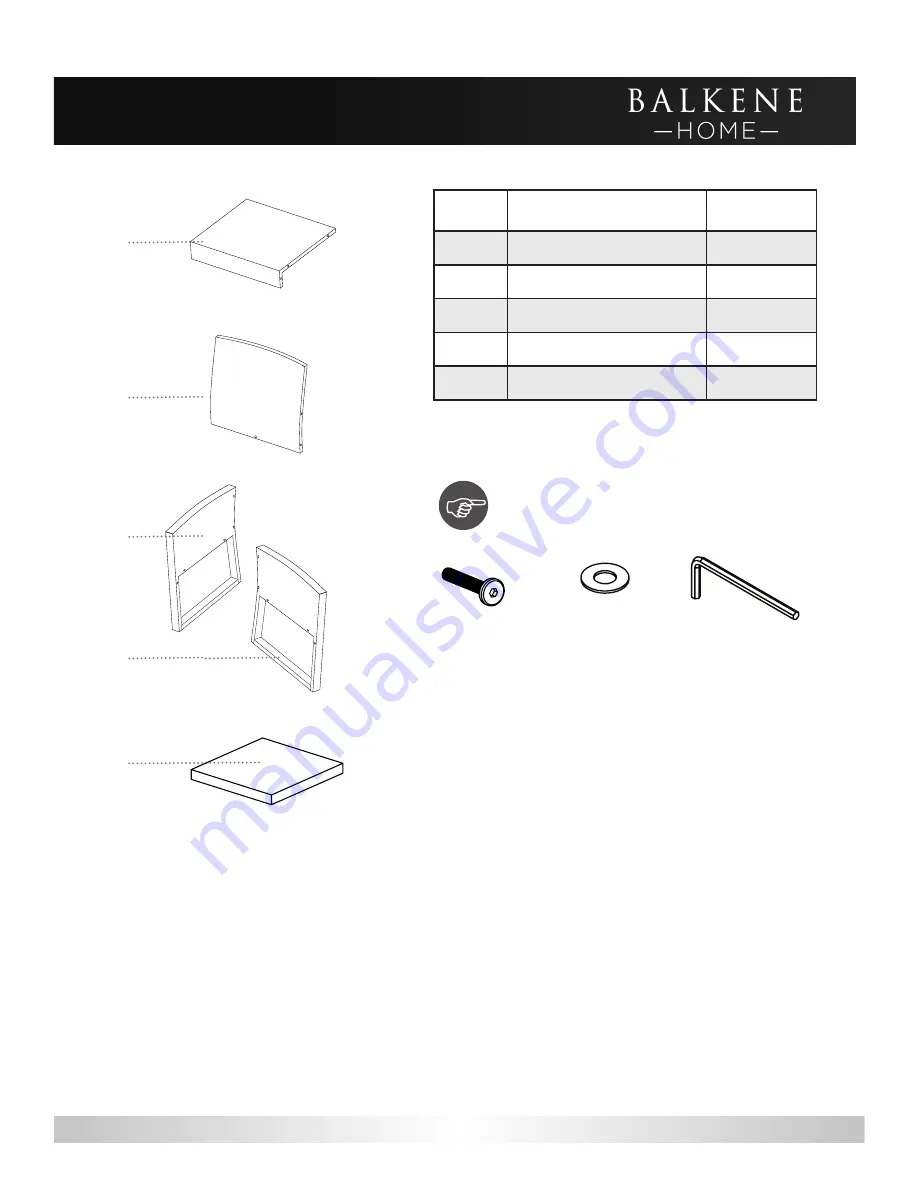 Balkene Home Ashville Chat Set 63742 Скачать руководство пользователя страница 3