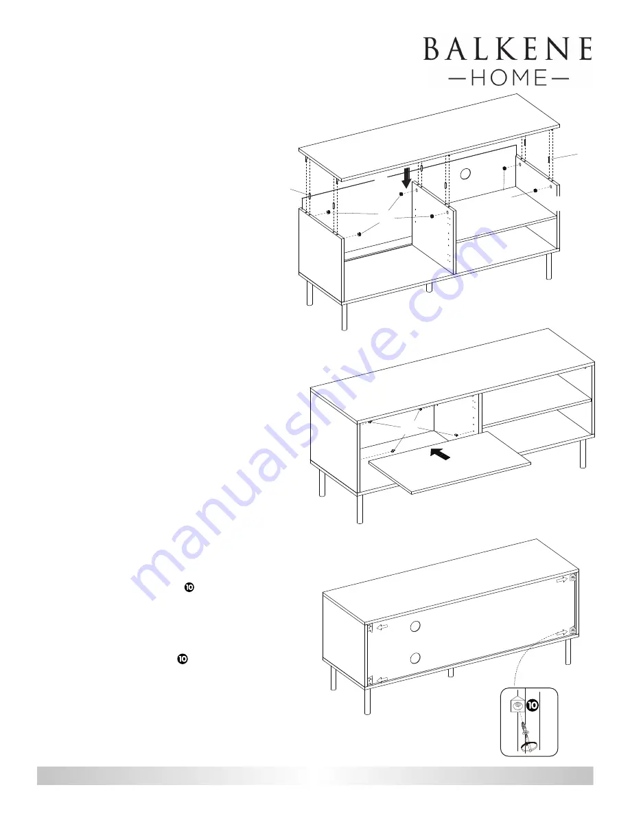 Balkene Home MARGO 64019 Assembly Instructions Manual Download Page 6