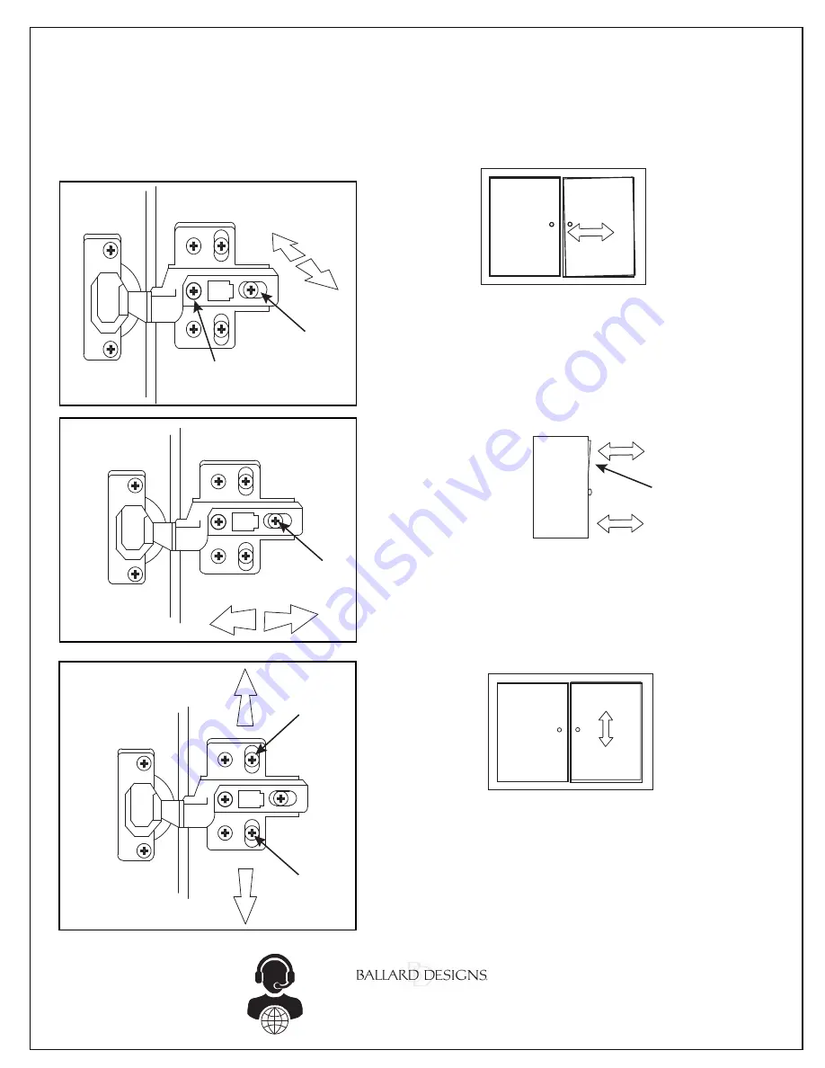 Ballard Designs Harper Sideboard SF038 Assembly Instructions Download Page 5