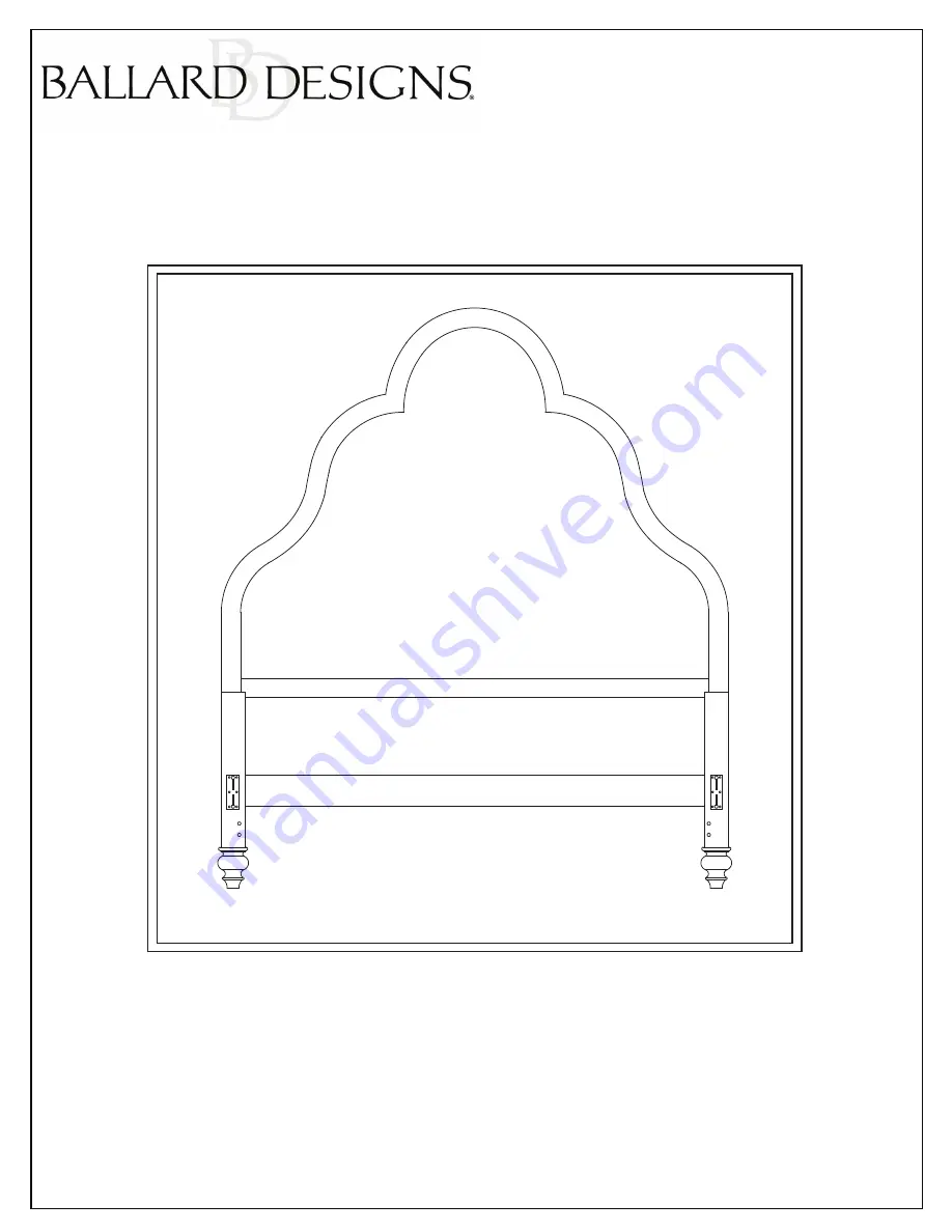 Ballard Designs MB489 Quick Start Manual Download Page 1