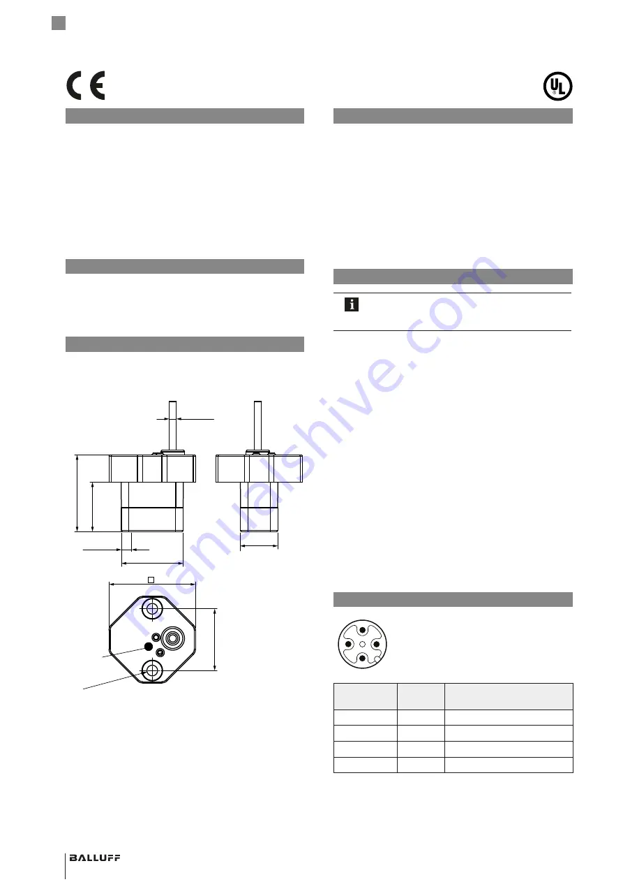 Balluff BIP LD2-T017-01-EP Series Condensed Manual Download Page 8