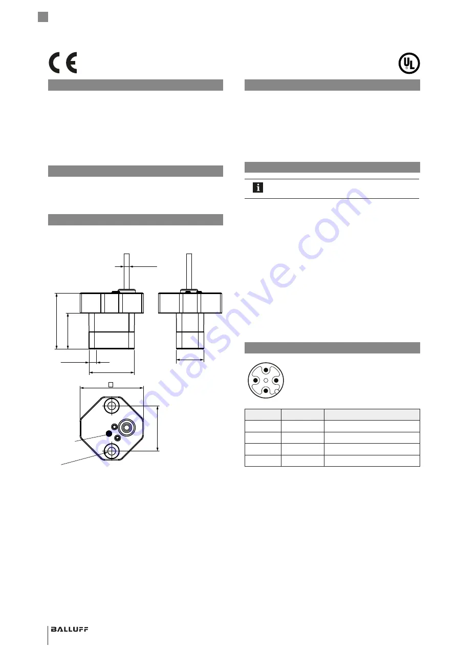 Balluff BIP LD2-T017-01-EP Series Скачать руководство пользователя страница 12