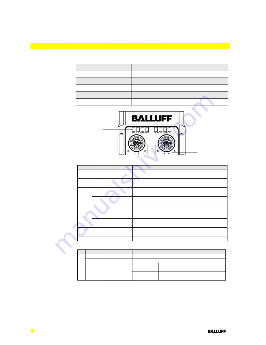 Balluff BNI EIP-104-105-Z015 Скачать руководство пользователя страница 10