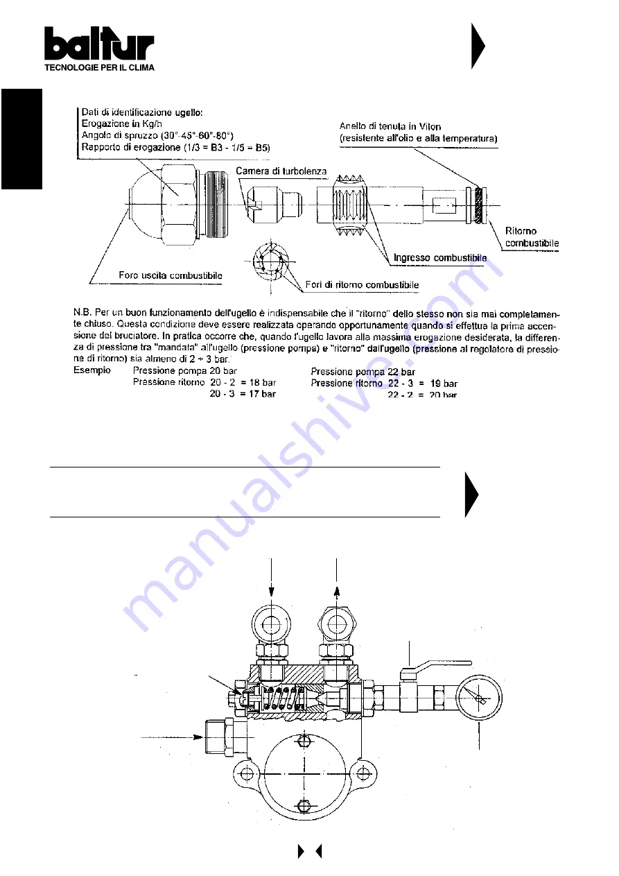 baltur GI 1000 DSPN Instructions Manual Download Page 18