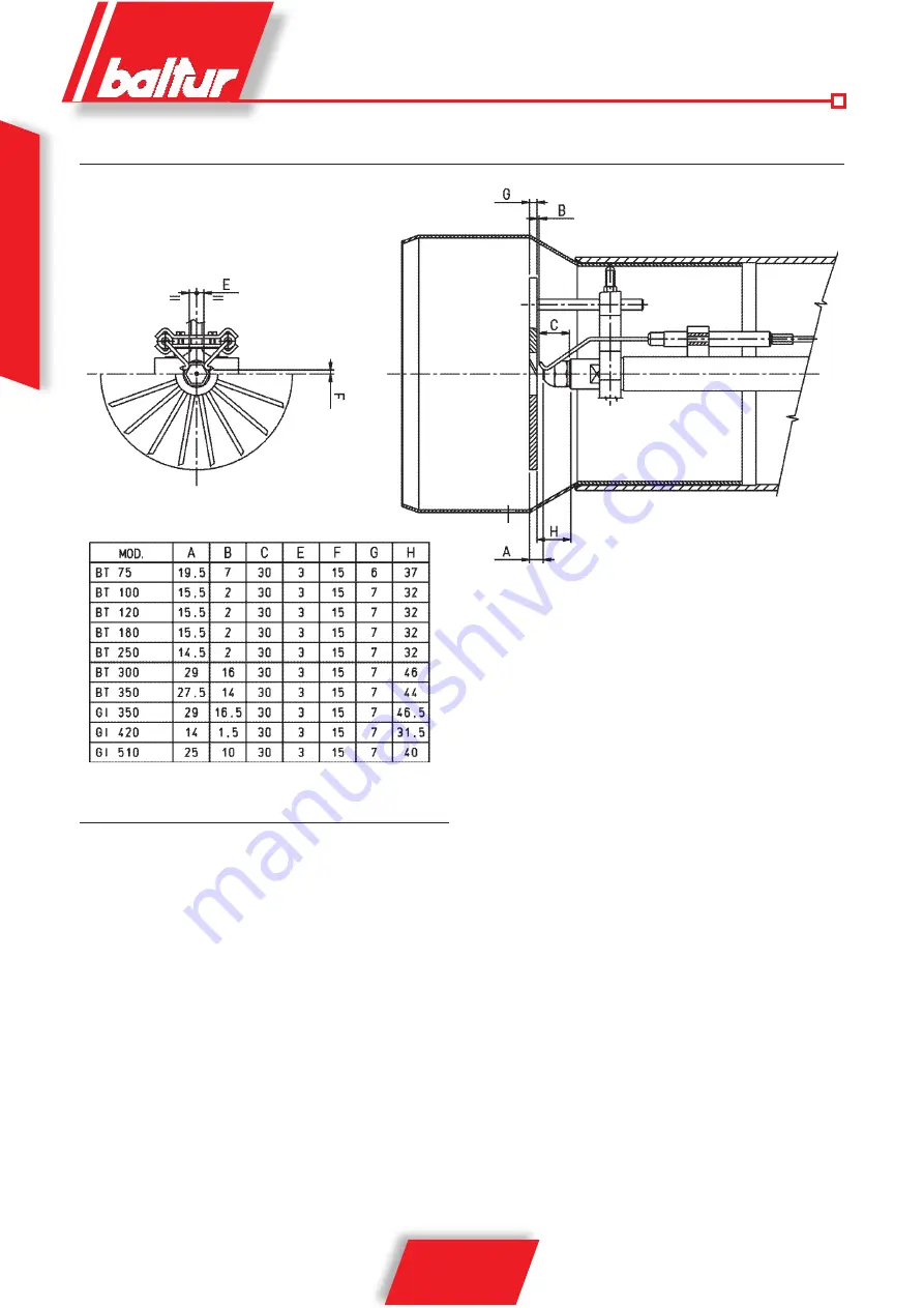 baltur GI 350 DSPN Скачать руководство пользователя страница 20