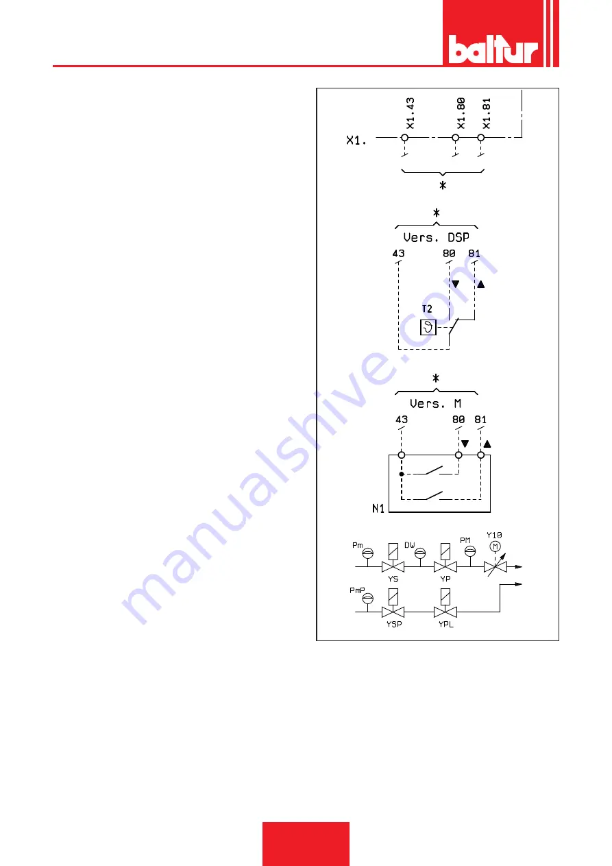 baltur TBG 1600 MC Installation, Use And Maintenance Instruction Manual Download Page 70