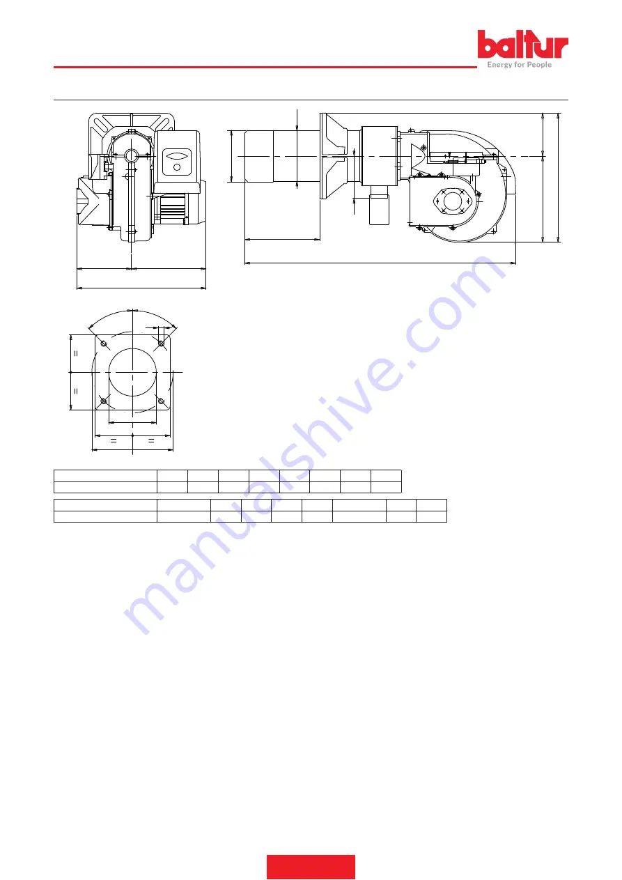 baltur TBG 35P Instruction Manual For Installation, Use And Maintenance Download Page 46