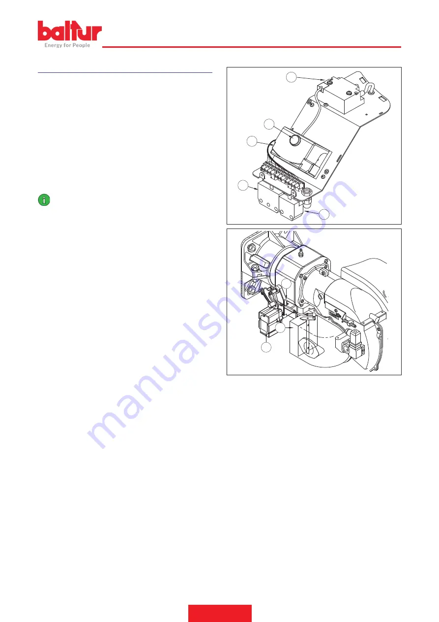 baltur TBG 35P Instruction Manual For Installation, Use And Maintenance Download Page 51