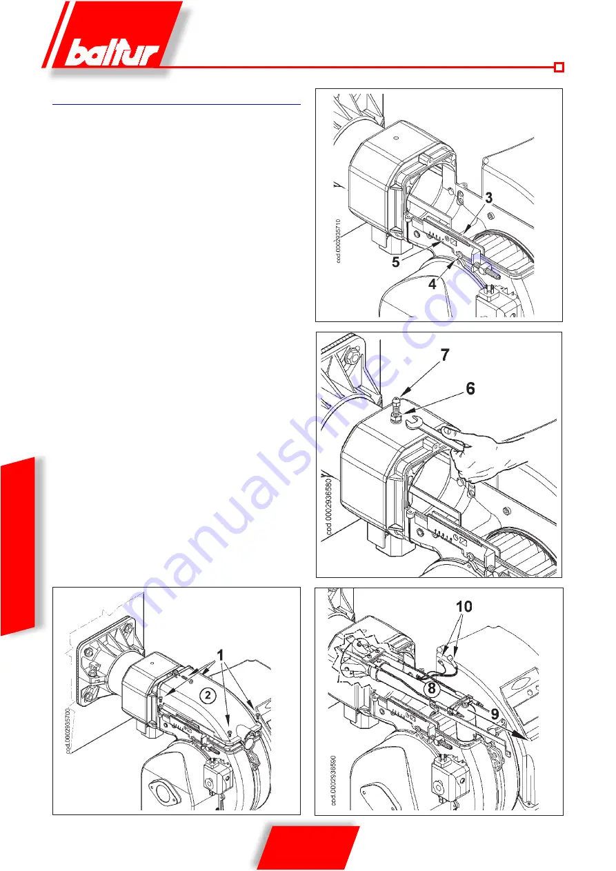 baltur TBG 45 Manual User Instructions Download Page 46