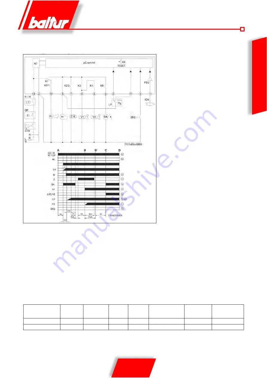 baltur TBG 45 Manual User Instructions Download Page 93