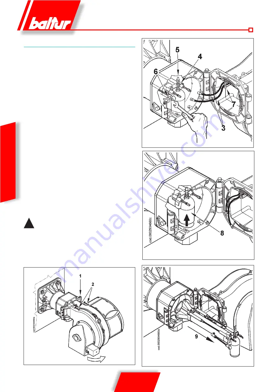 baltur TBG 80 LX PN V Скачать руководство пользователя страница 128