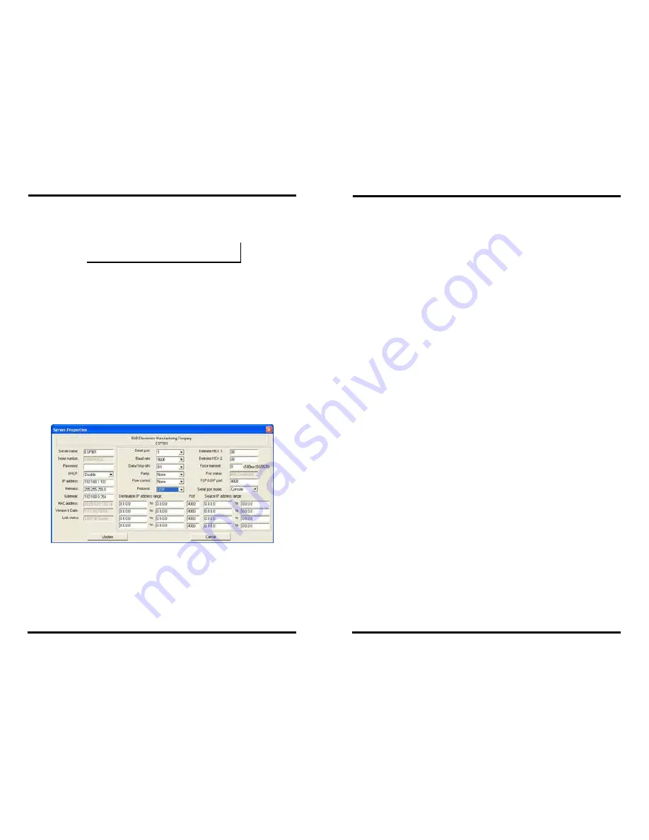 B&B Electronics RS-232 Manual Download Page 22