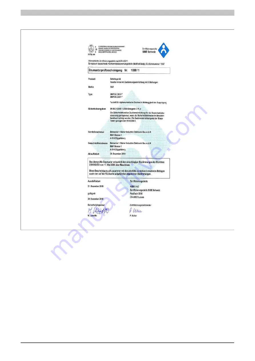 B&R 5MP040.0381-01 User Manual Download Page 101