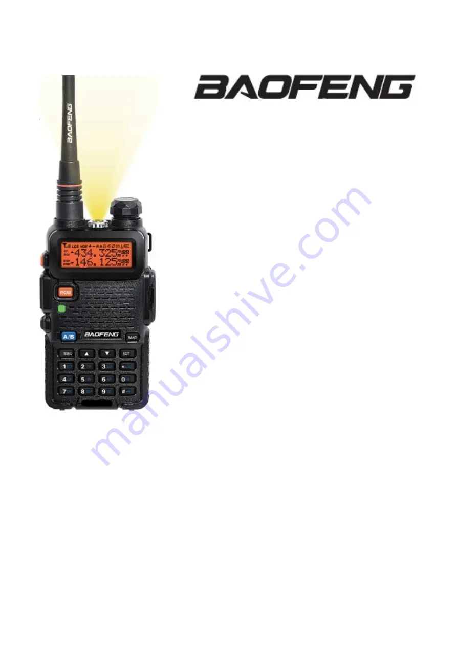 Baofeng UV-5RV2+ Operating Manual Download Page 1