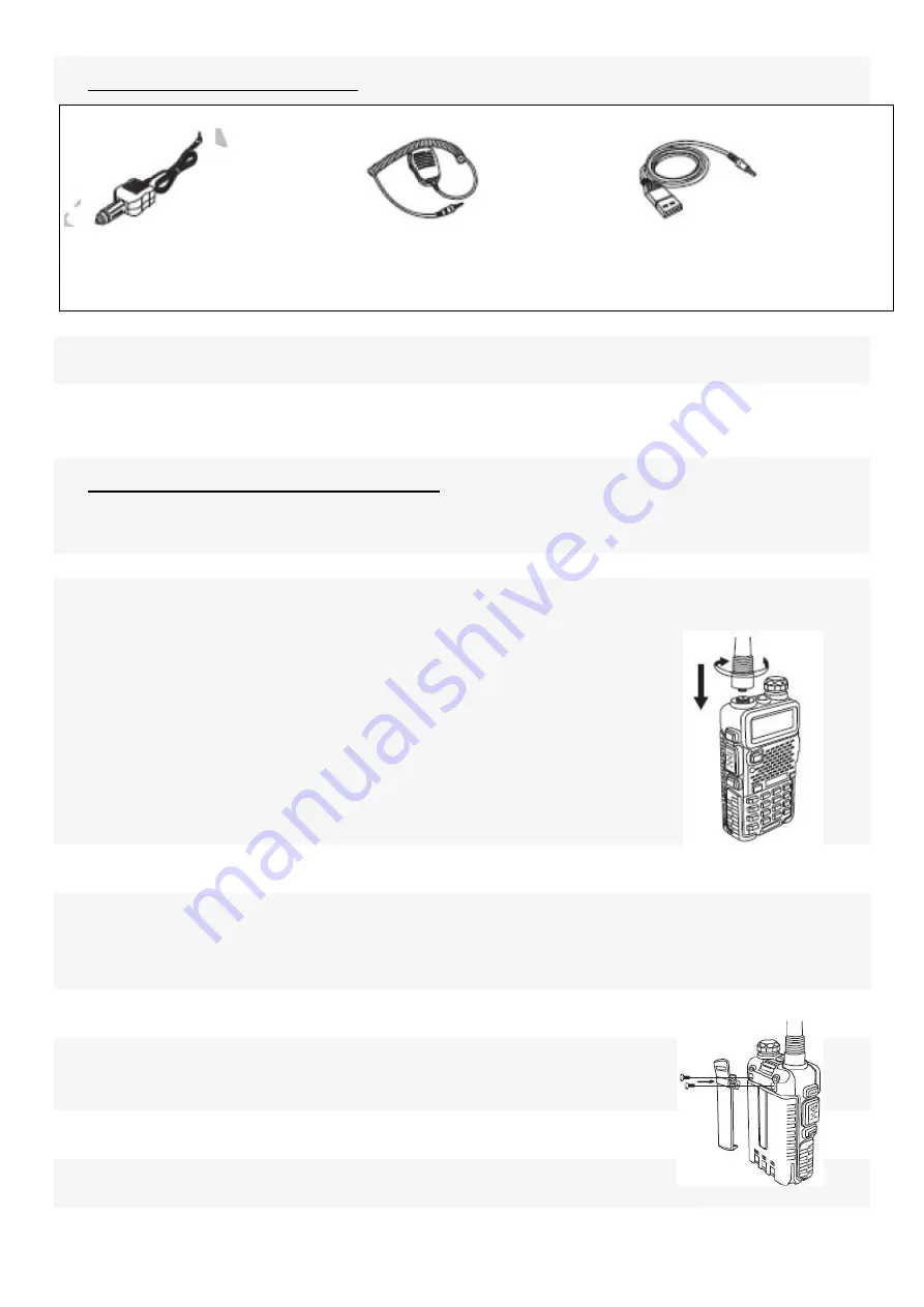 Baofeng UV-5RV2+ Operating Manual Download Page 7