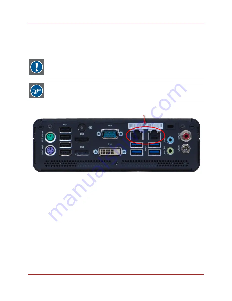 Barco P110 Hardware Reference User Manual Download Page 21