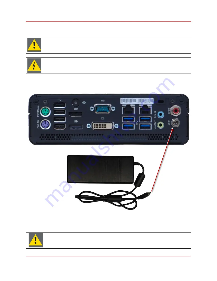 Barco P110 Hardware Reference User Manual Download Page 22