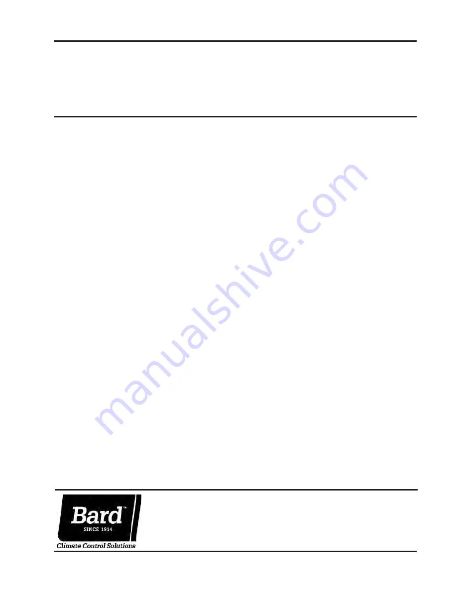 Bard CT242R Installation Instructions Manual Download Page 1