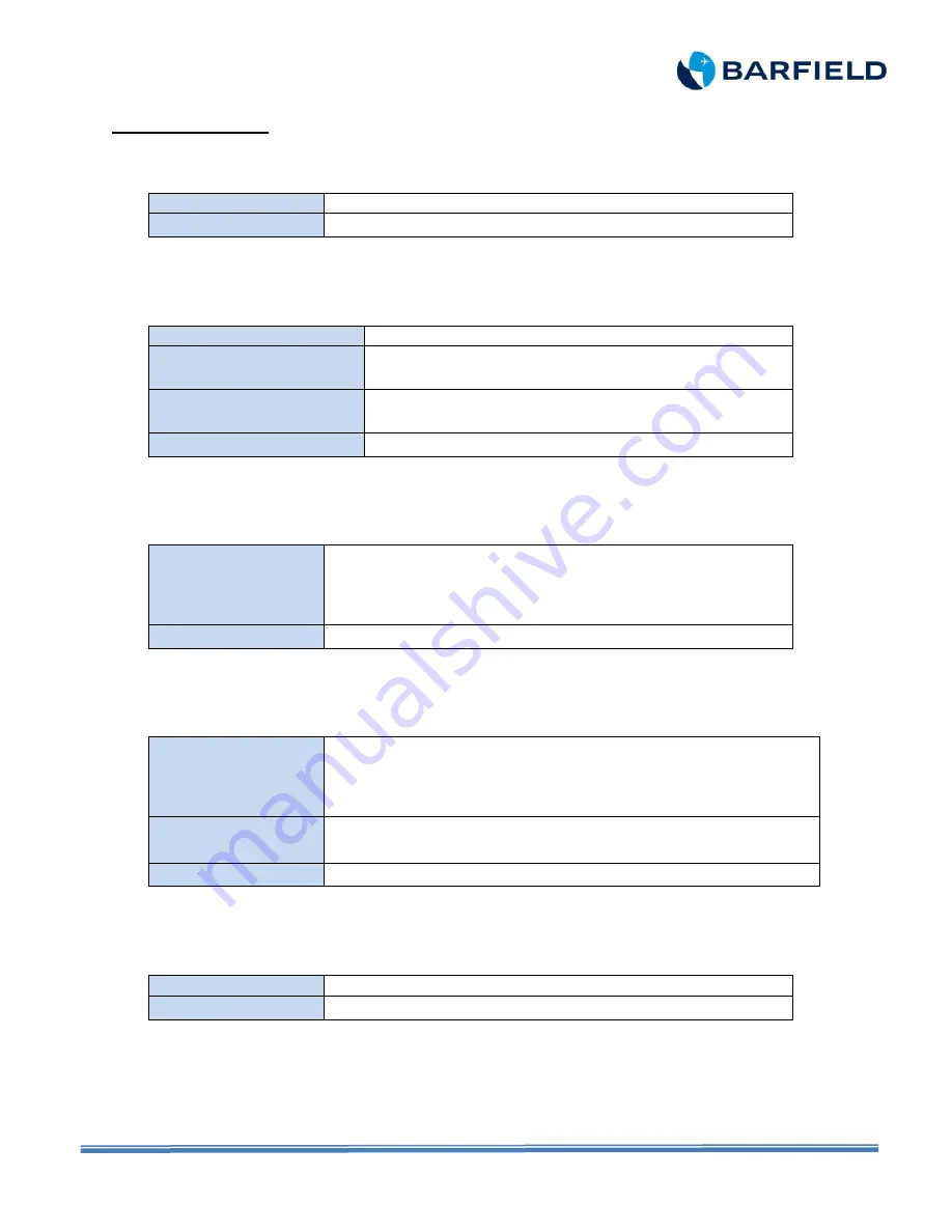 barfield 101-00930 User Instruction Manual Download Page 13